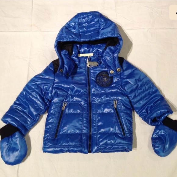 DIESEL**Hooded Coat + Snowpants Mittens/Muffs*$189 - Picture 3 of 8